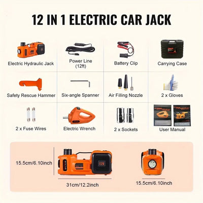 5 Ton Hydraulic Car Jack Kit