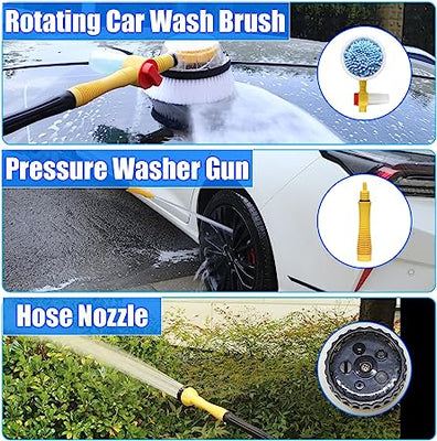 Automatic Rotary Long Handle Car Cleaning Brush