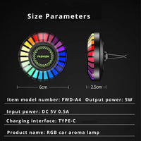Car RGB Ambient Light with Air Freshener